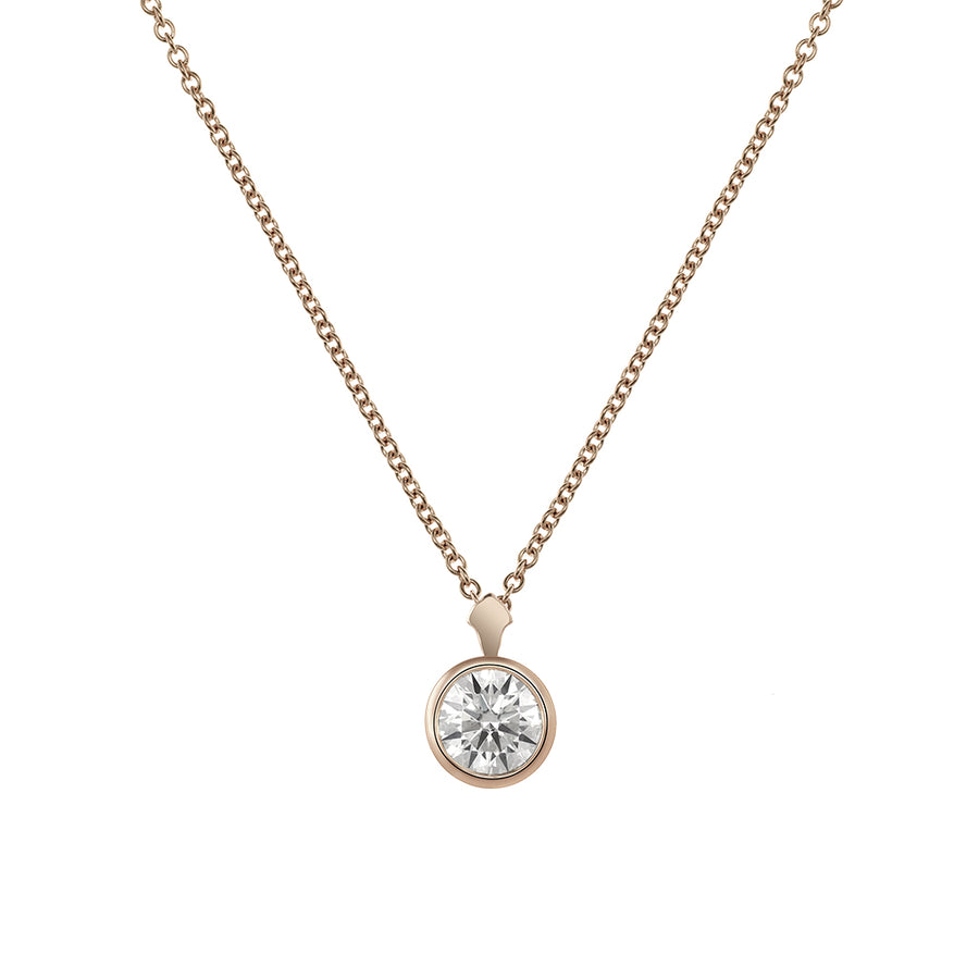 Gold 2025 bezel necklace